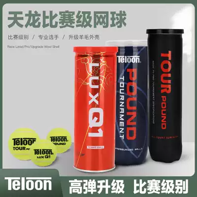 Teloon Dragon tennis POUND professional game ball training training ball high-ball resistant to play 3 4 grains