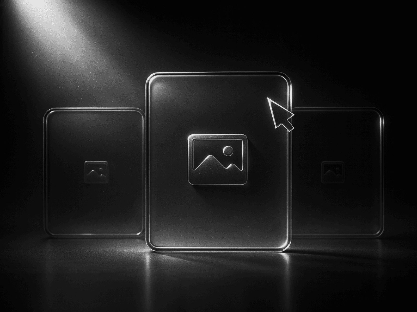 此组件创建交互式放大镜效果，当光标靠近时图片会放大并跟随光标移动