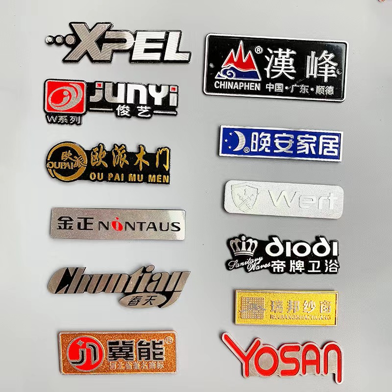 Aluminum plate Metal signage Stainless Steel Nameplate Electrical Signage Corrosion Signage Three-dimensional Mark-Taobao