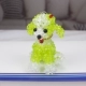 Handmade Đính cườm Hoàn thành Dog Crystal Crystal Đính cườm Mặt dây chuyền Đồ chơi Sinh nhật Quà tặng Sinh nhật Quà tặng Trang trí Teddy Dog - Đồ chơi gia đình