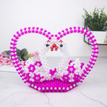 Handmade Everest Swan Swaying Pieces The Finished Caring Mandarin Duck Wearing Beads Diy Tabletop Hem Wedding Wedding Gift Wedding Wedding