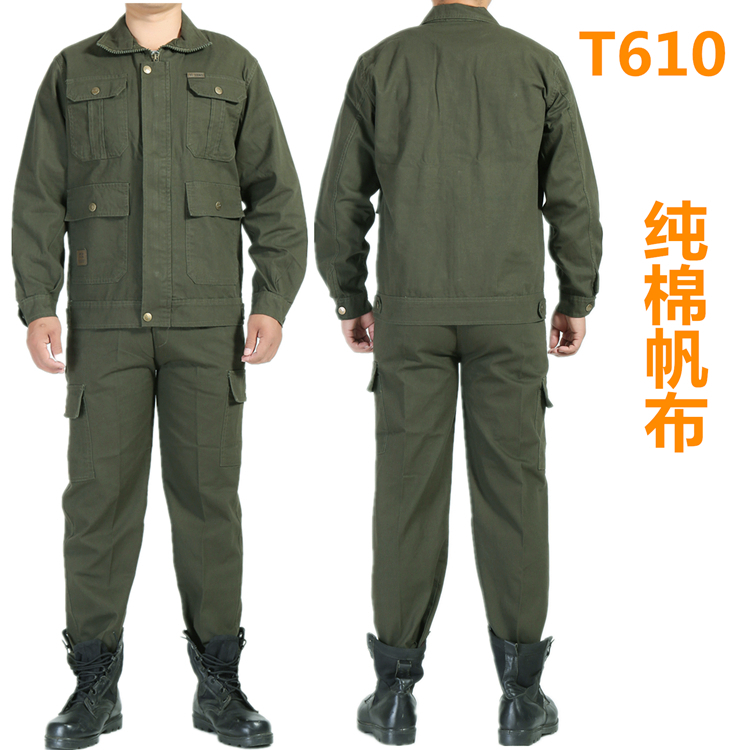 Quần áo bảo hộ lao động nam mùa thu và mùa đông cotton dày chống mài mòn chống cháy hàn dụng cụ tự động sửa chữa áo sơ mi bảo vệ quần áo những bộ jumpsuit đẹp nhất