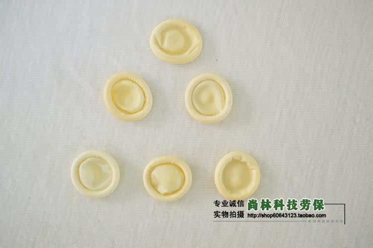 米黄色防静电手指套全新乳胶指套净化无粉尘指套医用美容防护指套