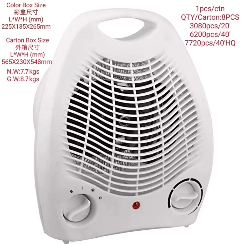 Heater for Office and Home Use, Instant Heating, Dual-Use for Cooling and Heating, Desktop Heater, European Standard Electric Heater, Cross-Border