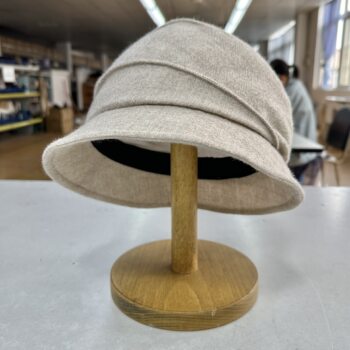 Factory Direct Sales Hat for Women 24 New Winter Casual Wool Warm Ear Protection Spiral Big Head Hat 24Aw-T020-1