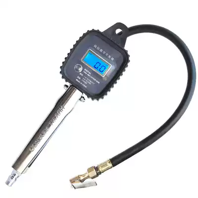 Gas gun tire digital display air pressure gauge car high precision LCD digital hand grip tire pressure gauge inflation