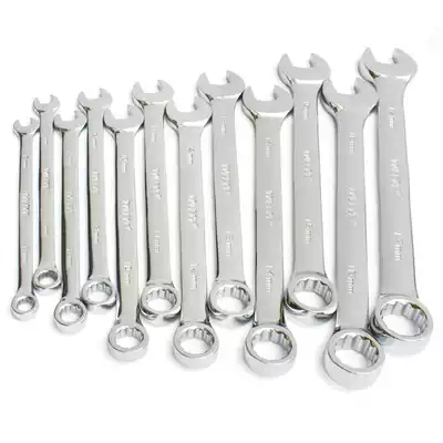 Plum blossom opening dual-use wrench 12 13 14 Mirror opening 8 wrench Plum blossom wrench set Hand tool