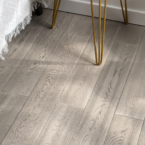 SOUN pure solid wood floor factory direct sales log oak bedroom household gray floor heating wood floor natural