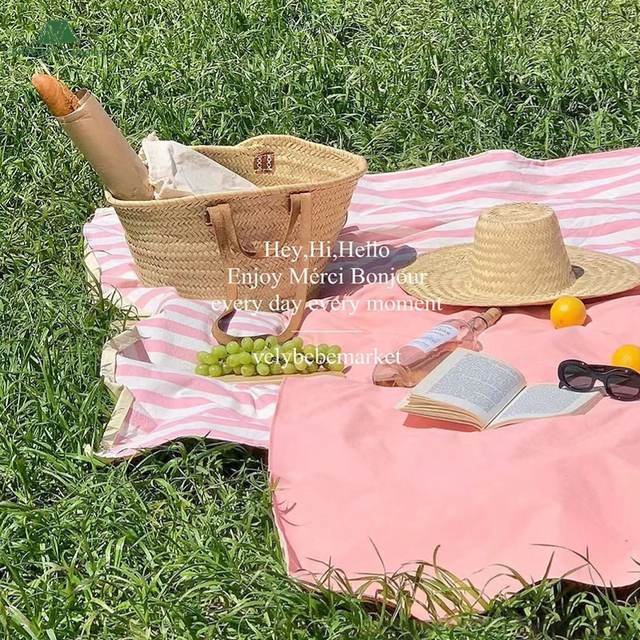 ຮູບແບບທີ່ກໍາຫນົດເອງ mat picnic mat moisture-proof mat thickened floor mat outdoor camping cloth beach mat music festival cushion