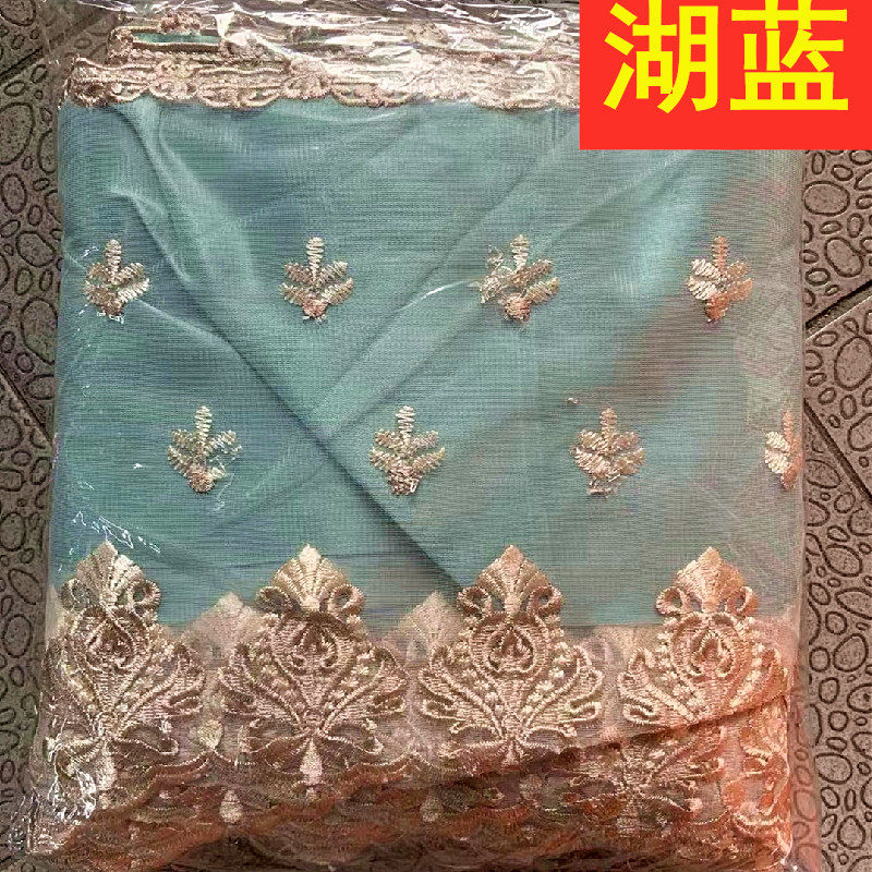 товар из китая 加宽30厘米双层带衬布沙发垫装饰蕾丝花边床边桌裙边窗帘底边加长