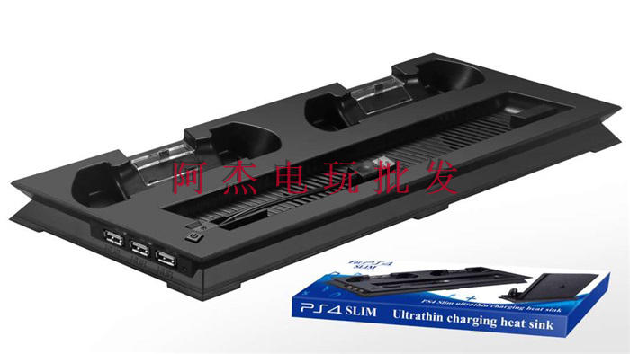 6 nhân dân tệ Thư mới Quạt làm mát máy chủ PS4 Slim Xử lý bộ sạc HUB cơ sở Khung PS4Slim - PS kết hợp cáp type c to micro usb