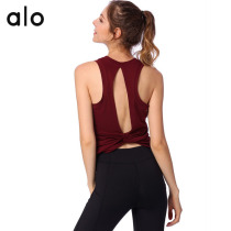 Alo Yoga American spot yoga fitness clothes backless breathable top summer sleeveless vest women