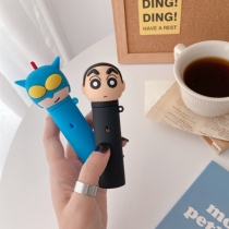 relx Yue engraved generation cartoon protective case dustproof non-slip electronic device leather case Relax cigarette rod lanyard soft rubber shell