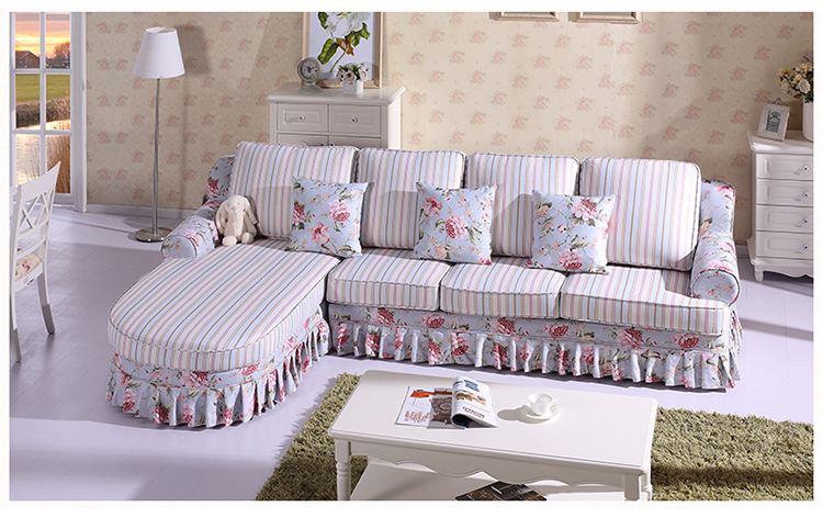 Vườn hoa vải sofa sofa vải bọc vải sofa gối gối trường hợp tùy chỉnh thủ công vải họa tiết đẹp