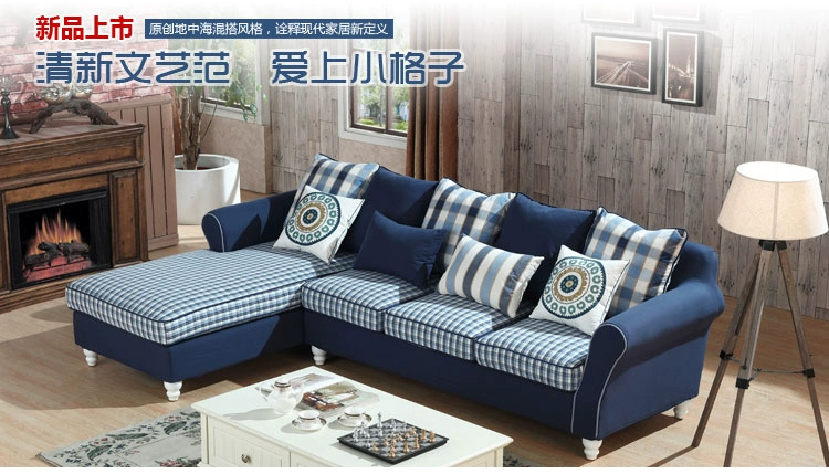 Vải cotton nhỏ và vải lanh đơn giản vải kẻ sọc châu Âu vải bọc sofa vỏ gối gối handmade tự làm