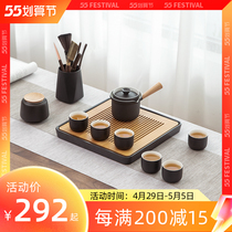 Mr. Nam Shans side made the pot tea set jacket small set of ceramic tea set Home Jane about tea tray Gongfu tea utensils