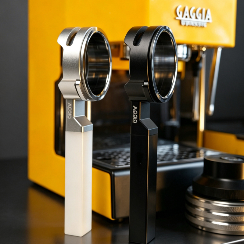 Gaggia Classic E24 Lightweight Custom-Made Eg Coffee Handle with Angled Ears 58mm Gaggia Classic E24 Lightweight Custom-Made Eg Coffee Handle with Angled Ears 58mm
