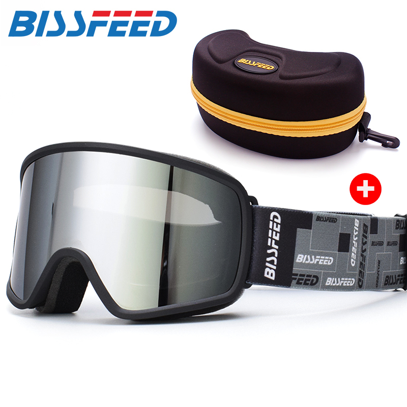 Ski Mirror Anti-Fog Ski Goggles Male double cylinder Veneer Ski glasses Female card Myopia Snowfield Windproof Glasses
