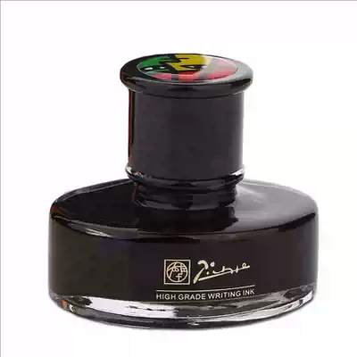 Bijia black dyed Cable ink steel non-blocking pen non-carbon ink type 50ml carbon-free pen water Black