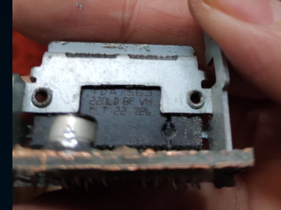 Imported Car Power Amplifier IC Chip Dismantling MLT TDA7563 with board spot