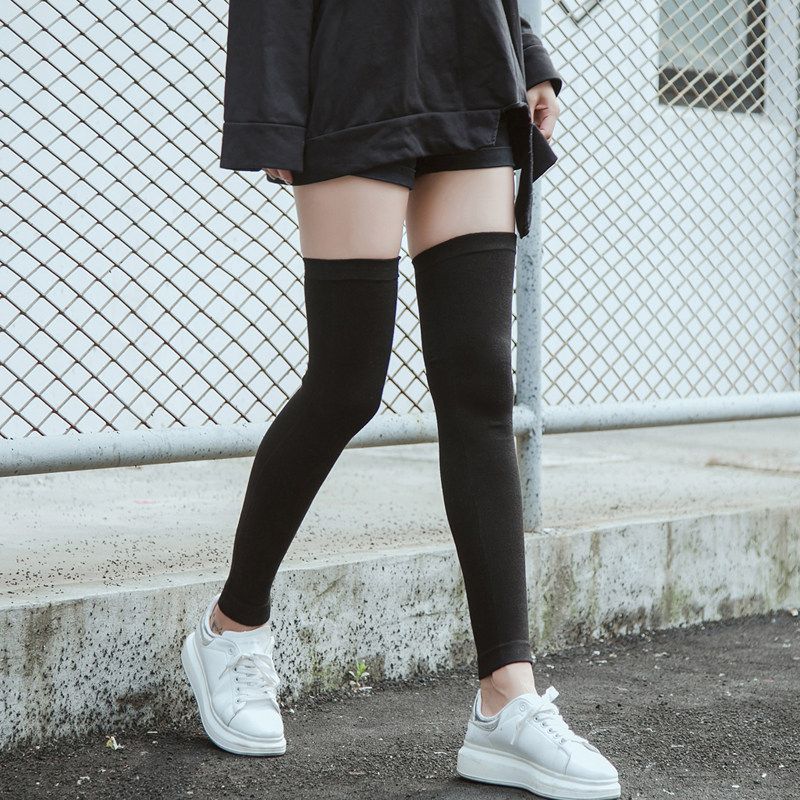 Goddess armchair Divine Instrumental Beauty Legs Long Socks Air Conditioning Room Nursing Calf Cashmere Lengthened Thickening of Warm Legs Four Seasons Kneecap