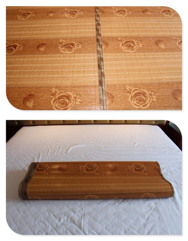 Hai mặt thảm mat lớn 1,5m gấp thảm giường mat mây phụ cacbua hóa trị một Mitte 1.8 - Thảm mùa hè
