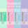 Японская натуральная Сакура Бренд Sakura rubber macaron color one box цветной эскиз глянцевого искусства большой твердый белый ластик фиолетового цвета, который нелегко использовать студентам, чтобы оставить следы импортного черного, синего и зеленого цветов mini 0