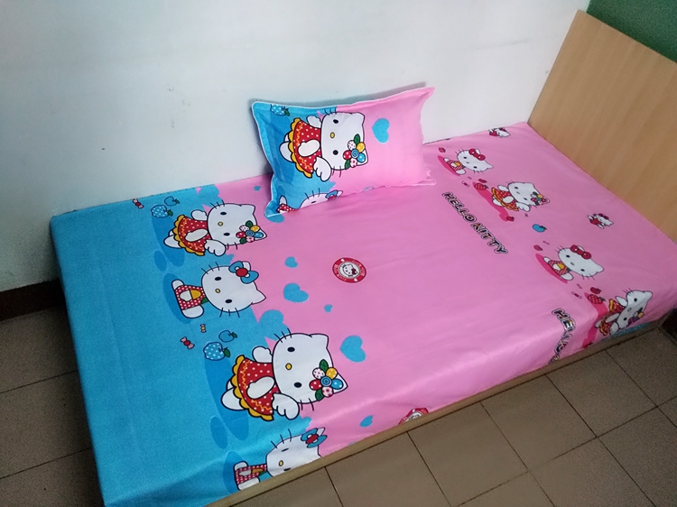 Doraemon Cao Đẳng Sinh Viên Bộ Đồ Giường Ký Túc Xá Trường Giường Tầng Sinh Viên Phòng Phim Hoạt Hình Giường Đơn Đơn