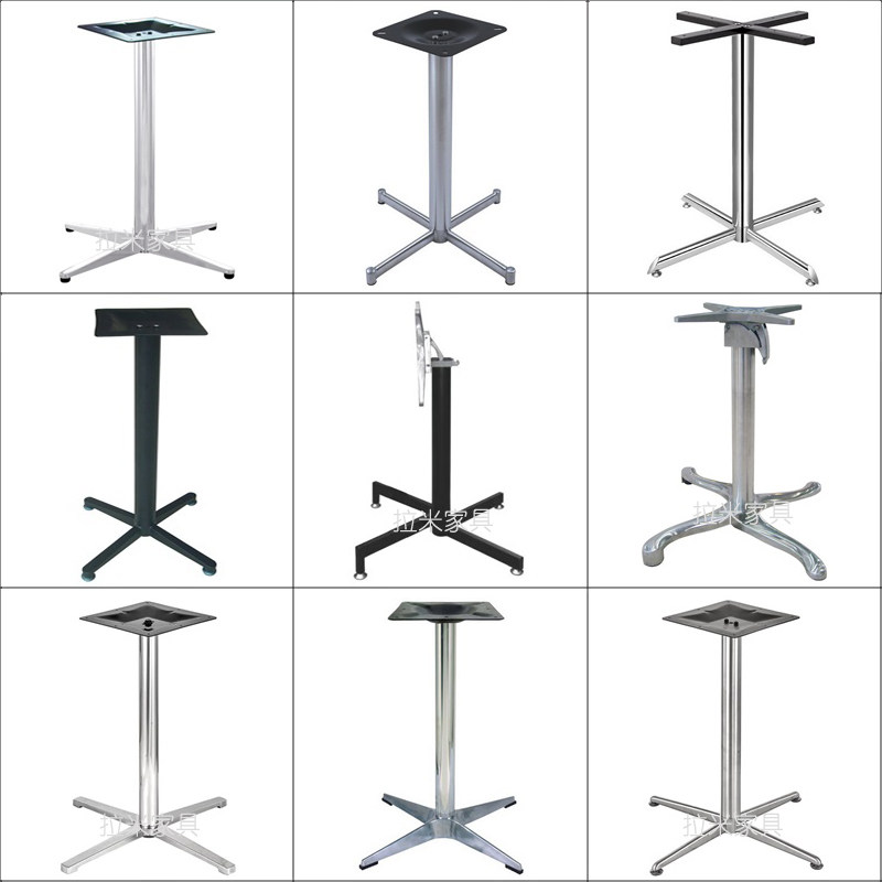 Four-paws stainless steel table foot table legs bracket can be folded with metal table shelf tea table leg base, foot H354