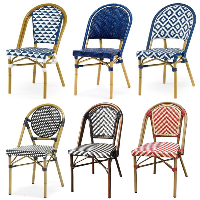 Eurostyle figure rattan chic dining chair net red shop coffee table and chairs balcony rattan chairs single leaning back chair outdoor table and chairs K136
