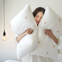 High-end 60 long-staple cotton pillow core a hotel soft high pillow non-deformed adult 48 * 4cm single