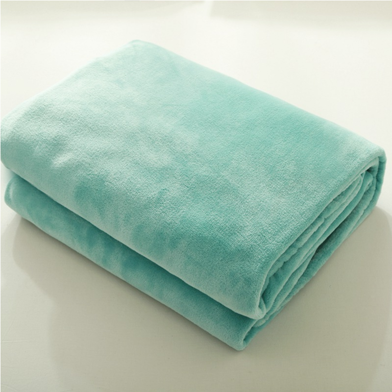 Solid color plush sheets one-piece thickened flannel velvet coral velvet close-fitting simple autumn and winter dormitory 1 5 1 8m