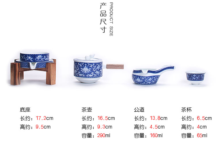 Jie Yibo sứ trắng tự động tea set bìa bát cốc công bằng ấm trà chén kung fu trà đặt phụ kiện sản phẩm duy nhất cup cup trà biển