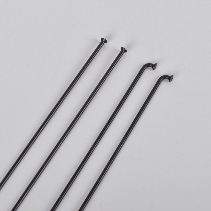 DT Champion Champion Elbow Straight Head Spokes 1 82 0mm Equal Diameter Black Arbitrary Length Straight Pull