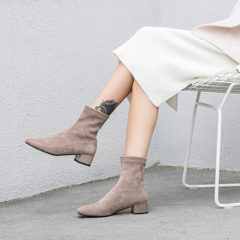 Bottes mi-saison femme en TPR  - Ref 3251399 Image 3
