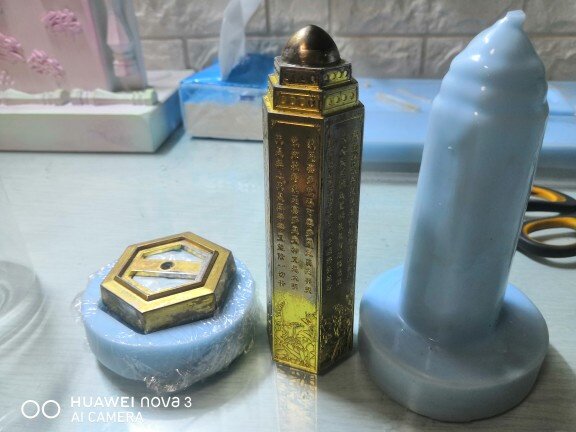 The Silent Hand Workshop 0013 - - the heart warp tower via a mould