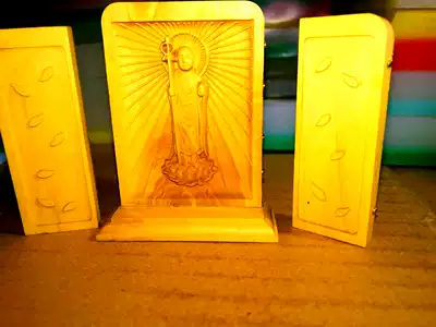 Building the Gongde Zang Mould No. 212 Dongmi Tibetan King Bodhisattva Mould