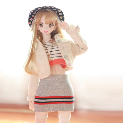 taobao agent GreenTime* Three -point BJD Female Doll Clothing DD Modern Casual Playing Play Light Cordon Short Set