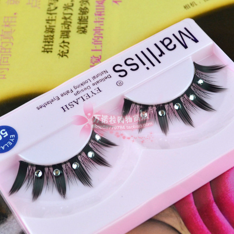 Latin dance performance makeup artist creative writing True Cosplay exaggerated and dense cross bright drilling false eyelashes 504
