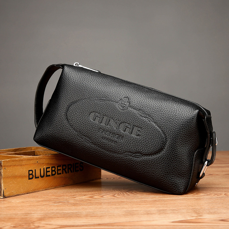 New square men's bag handbag men's handbag men's clutch bag multi-functional clutch bag large-capacity casual clip bag