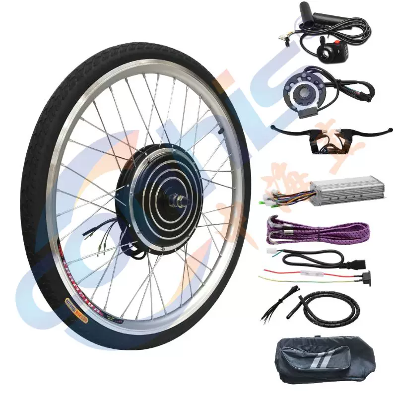 Electric modified bike, brushless hub for rear wheel with gears, mountain engine, 36v, 500W