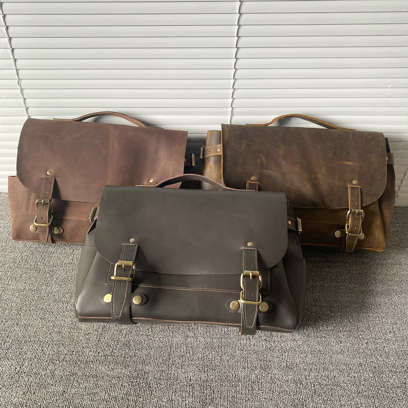 American Retro Men's Bag, Crazy Horse Leather Side Bag, Messenger Bag, Crossbody Bag, Handbag, Motorcycle Side Bag, Motorcycle Bag, Clearance Sale American Retro Men's Bag, Crazy Horse Leather Side Bag, Messenger Bag, Crossbody Bag, Handbag, Motorcycle Side Bag, Motorcycle Bag, Clearance Sale