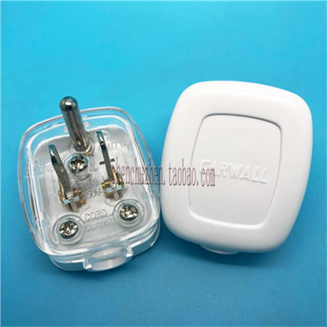 American Wiring Three Feet Two Flat Round Detachable Assembly Plug Power Extension Cord Beauty Gauge Plug 10A 250