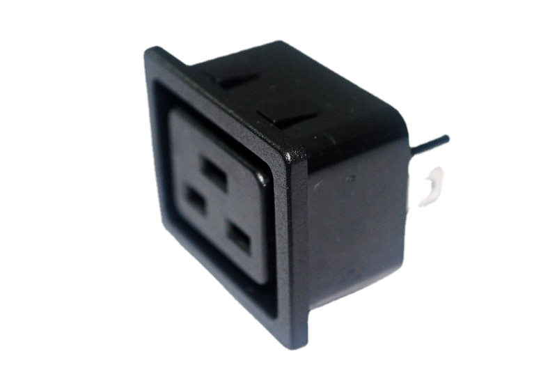 Three-foot transverse pinword plug socket power holder sub-module 1 position 3-hole socket terminals XD-115 B