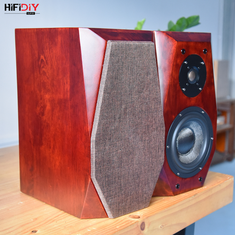 DIYLIVE Hi-Fi 6 5 inch all solid wood oak fever HIFI bookshelf 2 0 high-end T6C speakers