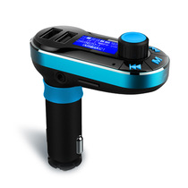 Schenko T66 car MP3 player Dual USB hands-free mobile phone AUX singing car charger BT66 card charging