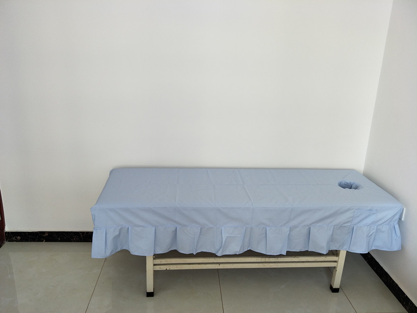 Nhà máy trực tiếp với lỗ massage giường bao gồm giường vật lý trị liệu ga chun bọc giường spa