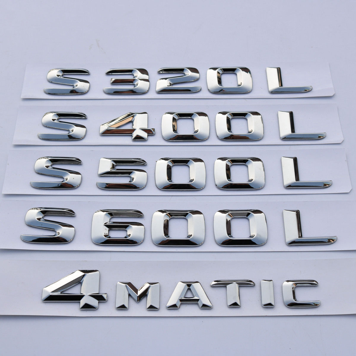 Mercedes-Benz S-Class S320L S350 S400L S500 S450L Modified Logo Alphanumeric Rear Logo Sticker