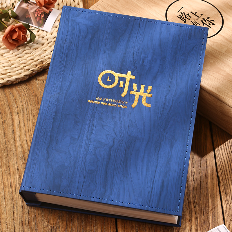 6 Inch Cortex Bronzing gold phase Commemorative Album Six Inch Inserts of Large-capacity Family Movie Set 5 Inch Care Bay 800 Zhang