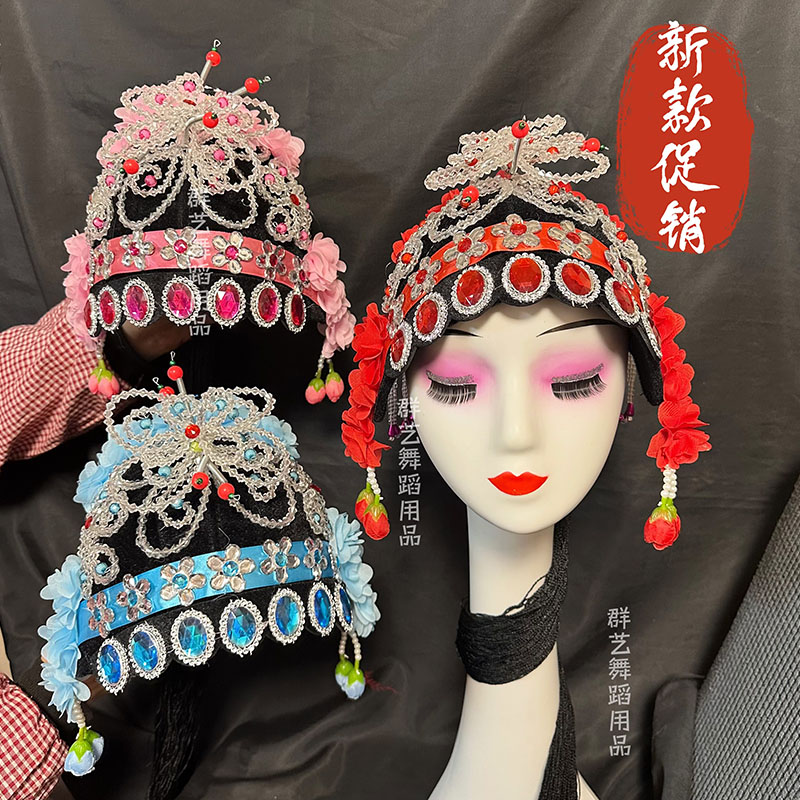 ドラマ、京劇、清儀、花壇、楊口、子供用、包頭、パフォーマンス、小花壇、頭飾り